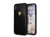 IPhone X CG Mobile FERRARI ACRYLIC HARD CASE Cover Black Luxury ON TRACK LOGO